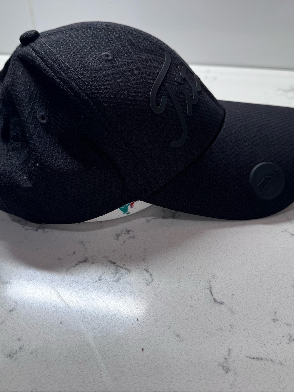 Titleist Black Players Performance Ball Marker Golf Hat - Picture 4 of 5